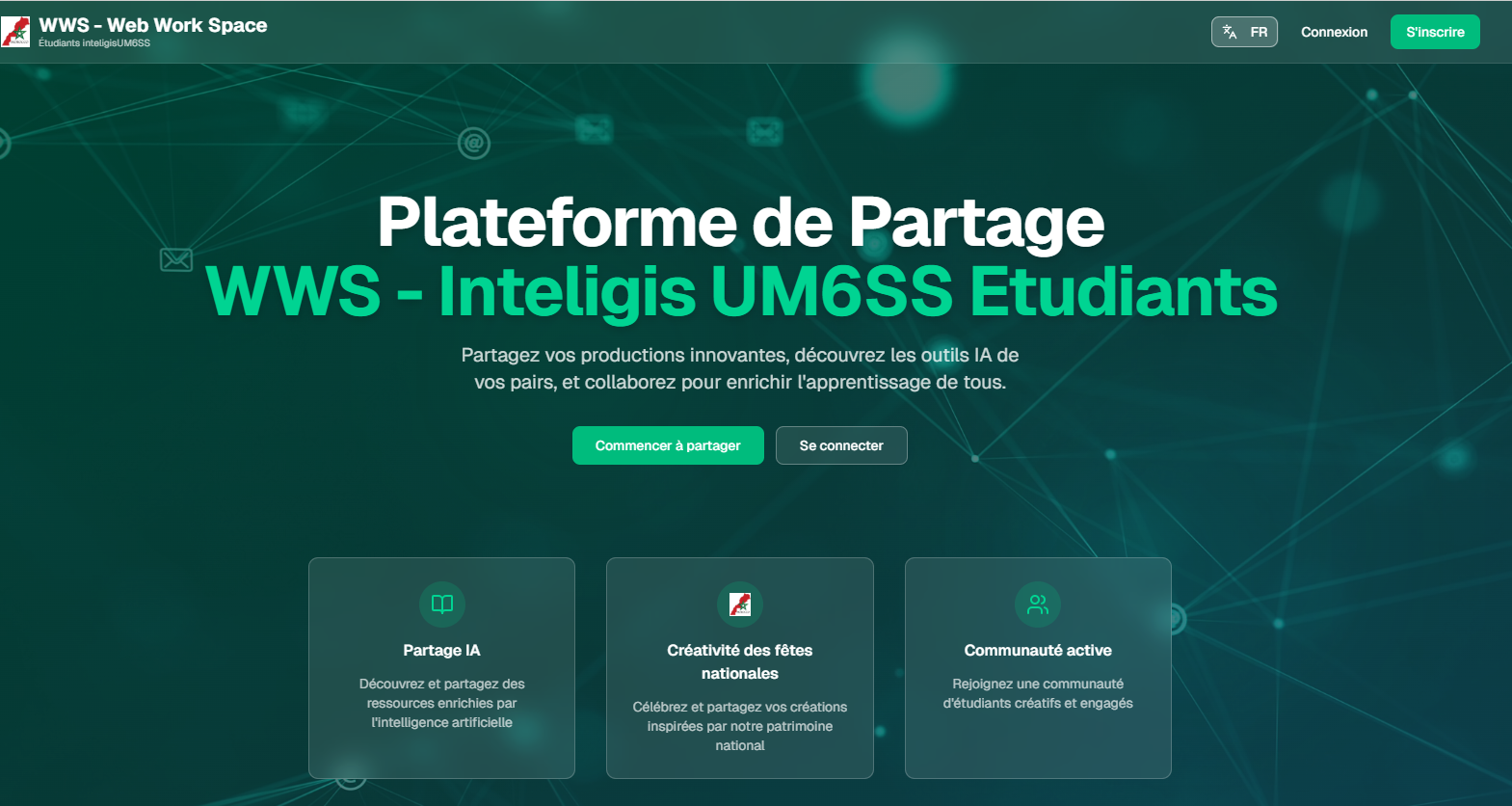 Plateforme WWS - Inteligis UM6SS Etudiants